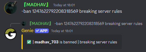 Ban Command Preview