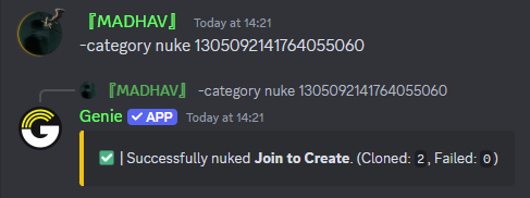 Category Nuke Command Preview