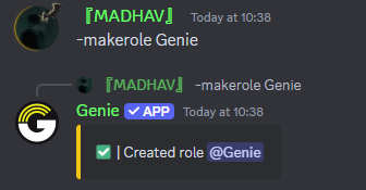 Makerole Command Preview