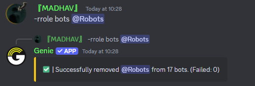 Rrole Bots Command Preview