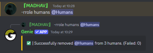 Rrole Humans Command Preview