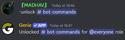Unlock Command Preview